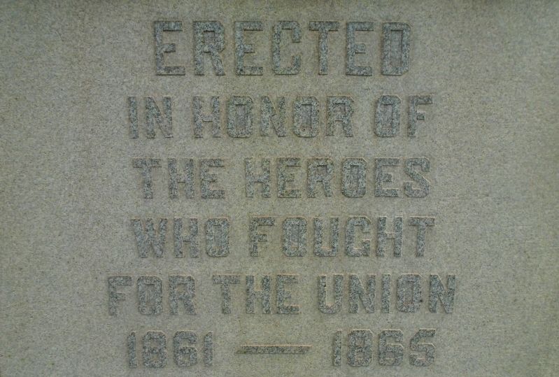 Civil War Memorial Dedication. Click for full size. Civil War Memorial Dedication image. Click for full size.