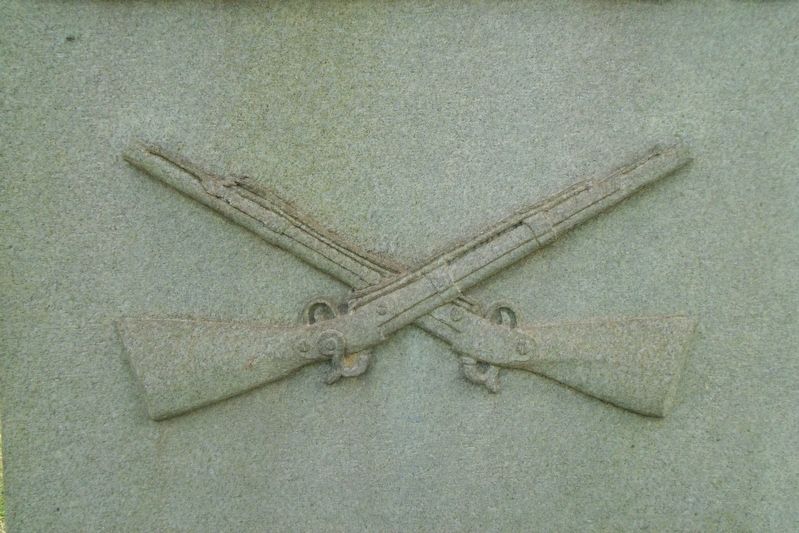 Civil War Memorial Crossed Muskets image. Click for full size.