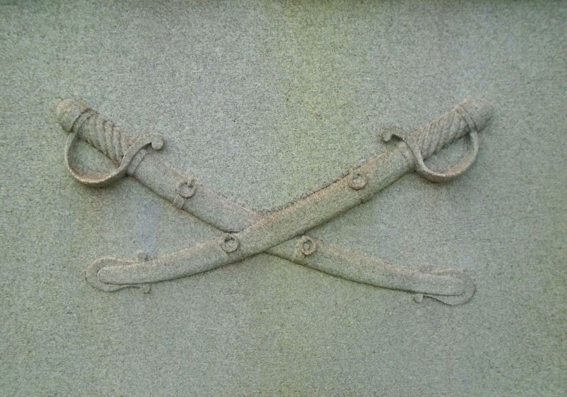 Civil War Memorial Crossed Sabers image. Click for full size.