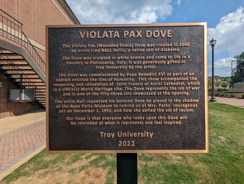Violata Pax Dove Marker. Click for full size. Violata Pax Dove Marker image. Click for full size.