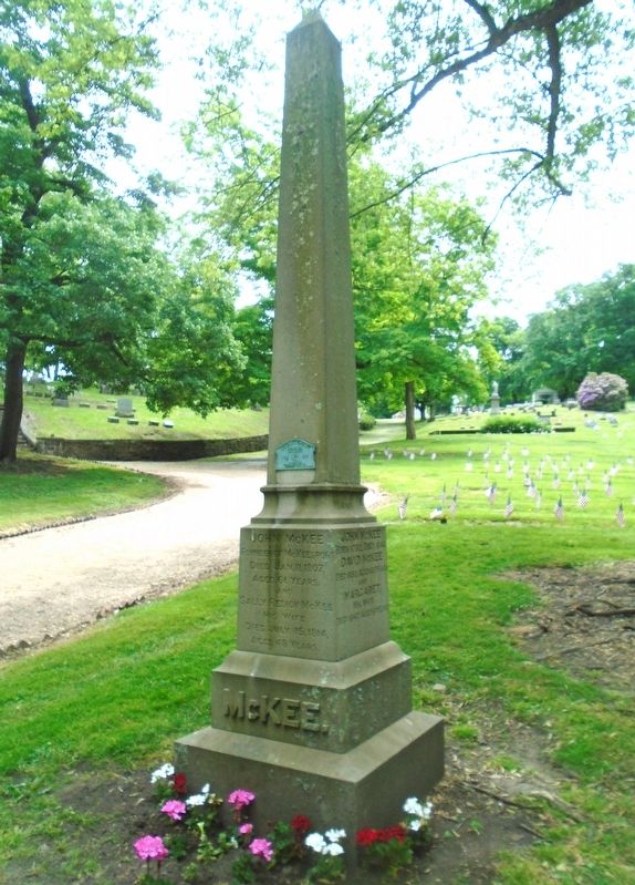 John McKee Monument image. Click for full size.