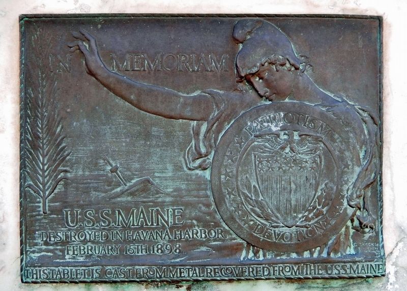 U.S.S. Maine Memorial image. Click for full size.