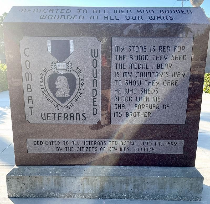 Combat Wounded Veterans Marker image. Click for more information.