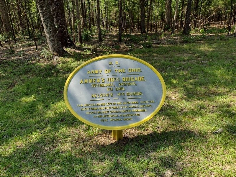 Ammen's 10th Brigade Marker image. Click for full size.