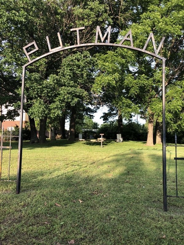 Putman Cemetery Marker image. Click for full size.