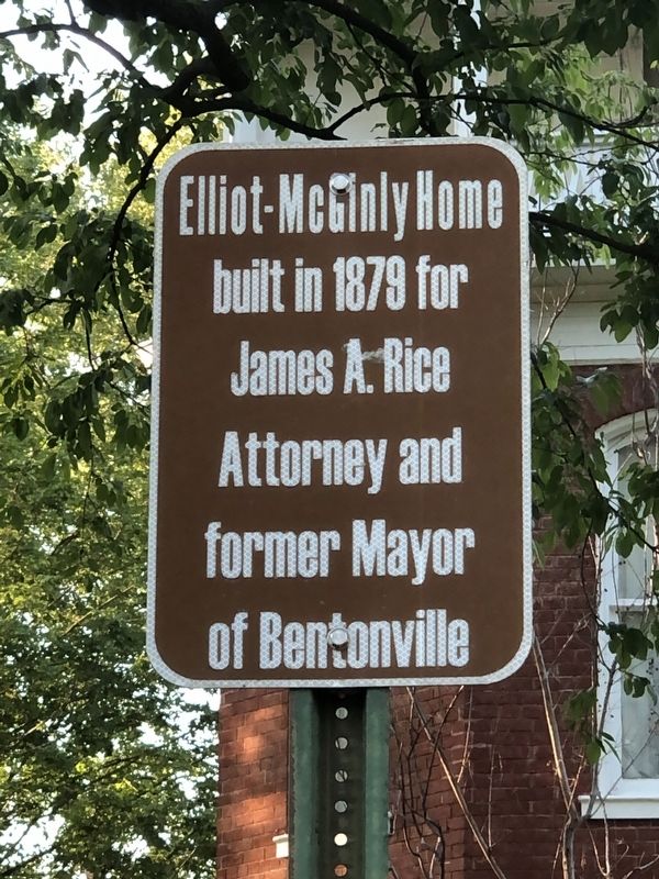 Elliot-McGinly Home Marker image. Click for full size.