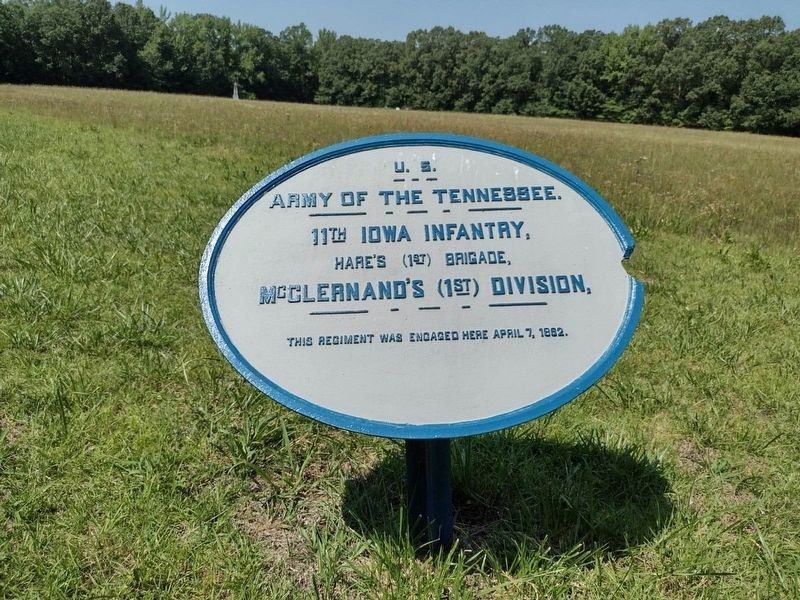 11th Iowa Infantry Marker image. Click for full size.