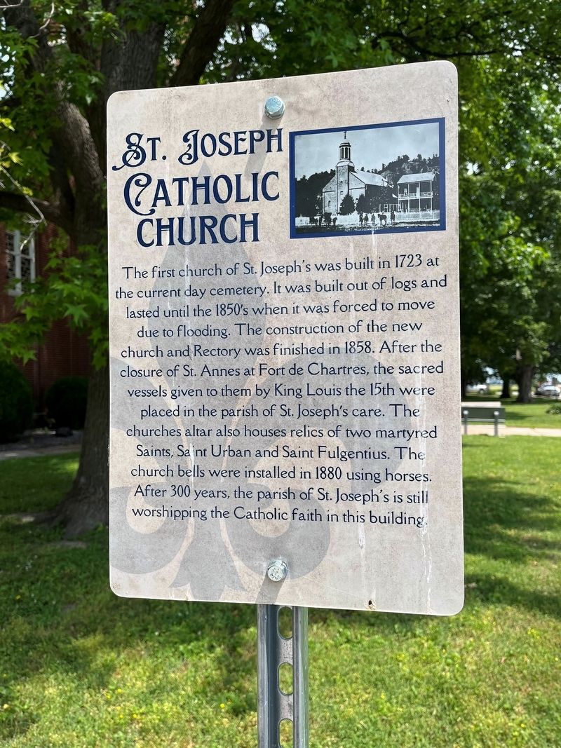 St. Joseph Catholic Church Marker. Click for full size. St. Joseph Catholic Church Marker image. Click for full size.