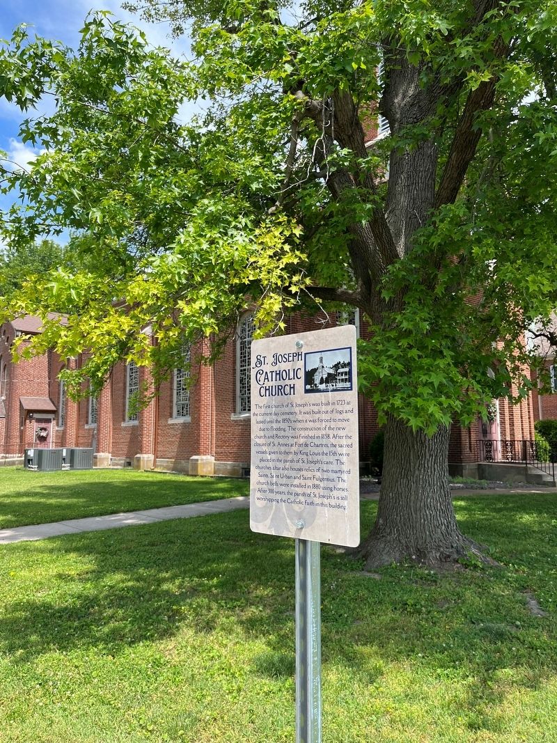 St. Joseph Catholic Church Marker. Click for full size. St. Joseph Catholic Church Marker image. Click for full size.