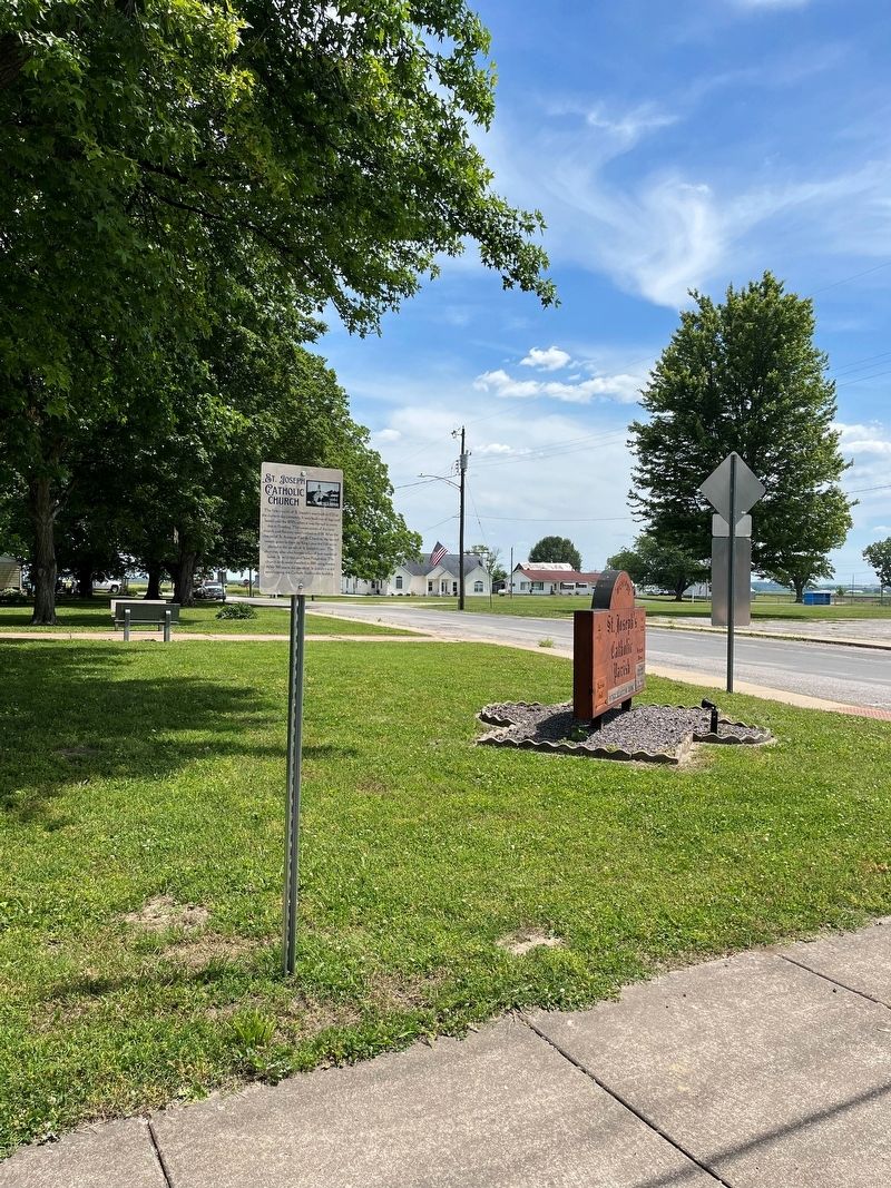St. Joseph Catholic Church Marker. Click for full size. St. Joseph Catholic Church Marker image. Click for full size.