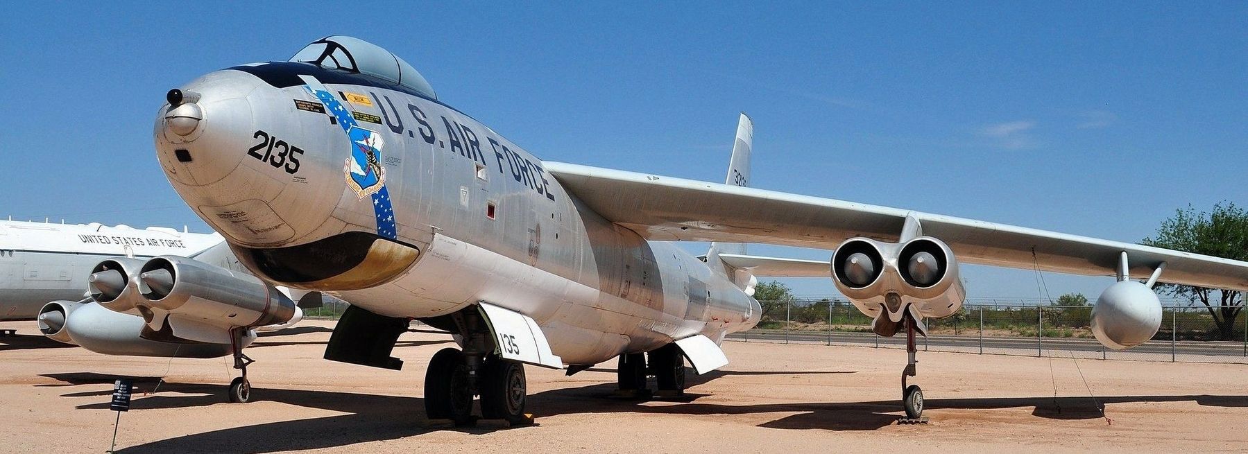 B-47E from Lockbourne AFB at Pima Air Museum image. Click for full size.