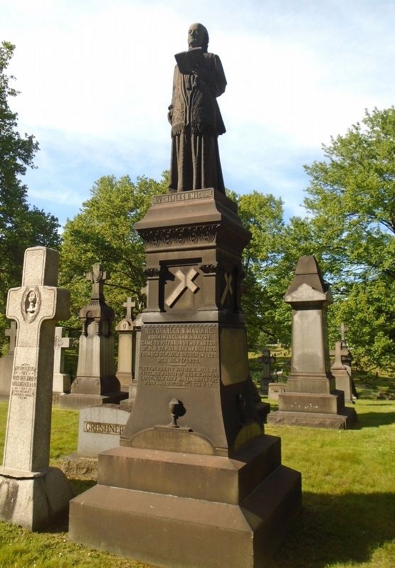 Rev. Charles B. Maguire Monument image. Click for full size.