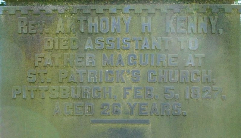 Rev. Anthony H. Kenny Marker image. Click for full size.