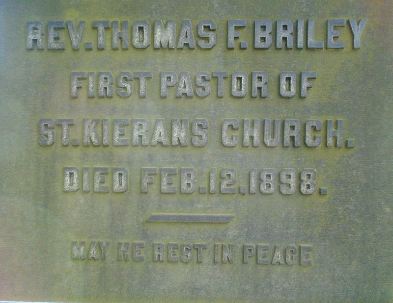Rev. Thomas F. Briley Marker image. Click for full size.