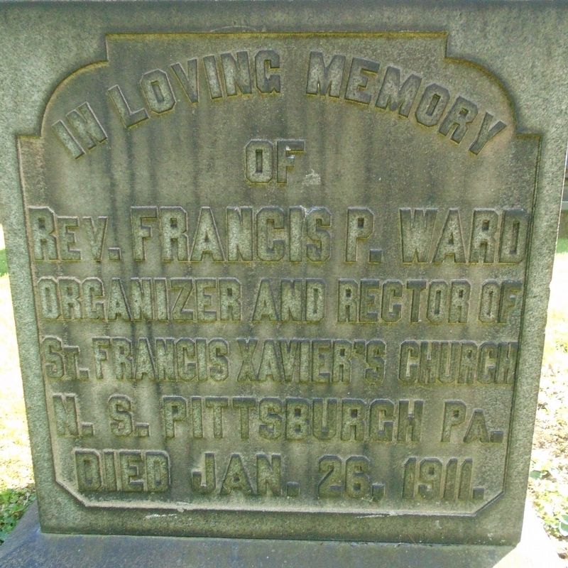 Rev. Francis P. Ward Marker image. Click for full size.