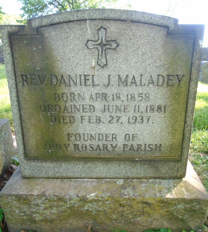 Rev. Daniel J. Maladey Marker image. Click for full size.