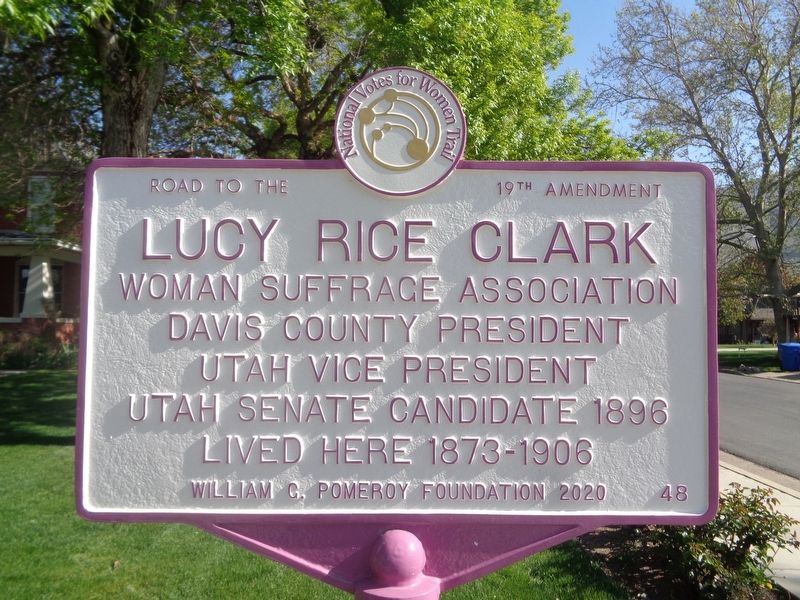 Lucy Rice Clark Marker image. Click for full size.
