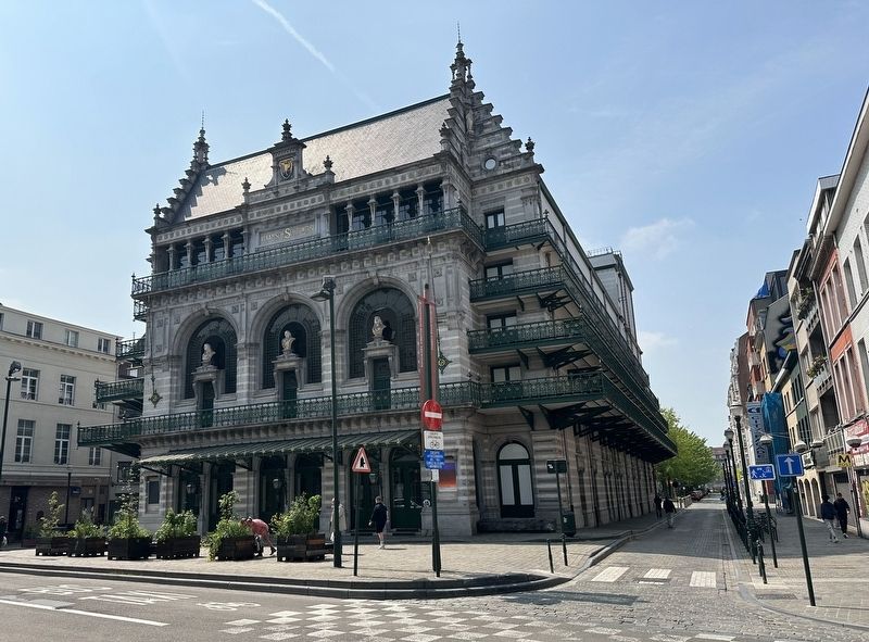 The Royal Flemish Theatre and Marker image. Click for full size.