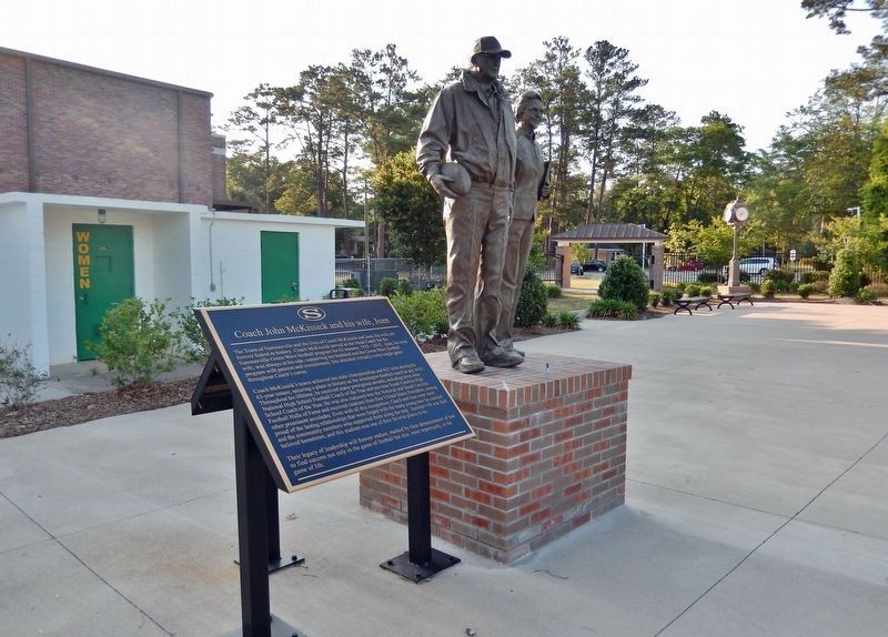 Coach John McKissick and his wife, Joan Marker. Click for full size. Coach John McKissick and his wife, Joan Marker image. Click for full size.