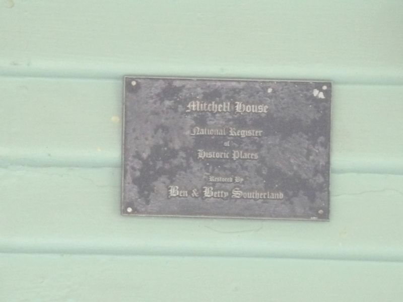 Mitchell House Marker. Click for full size. Mitchell House Marker image. Click for full size.