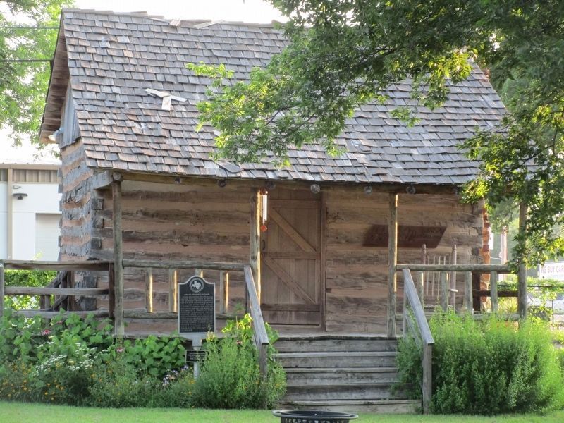 Jopling-Melear Log Cabin and Marker image. Click for full size.