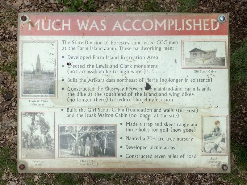 Much Was Accomplished Marker image. Click for full size.