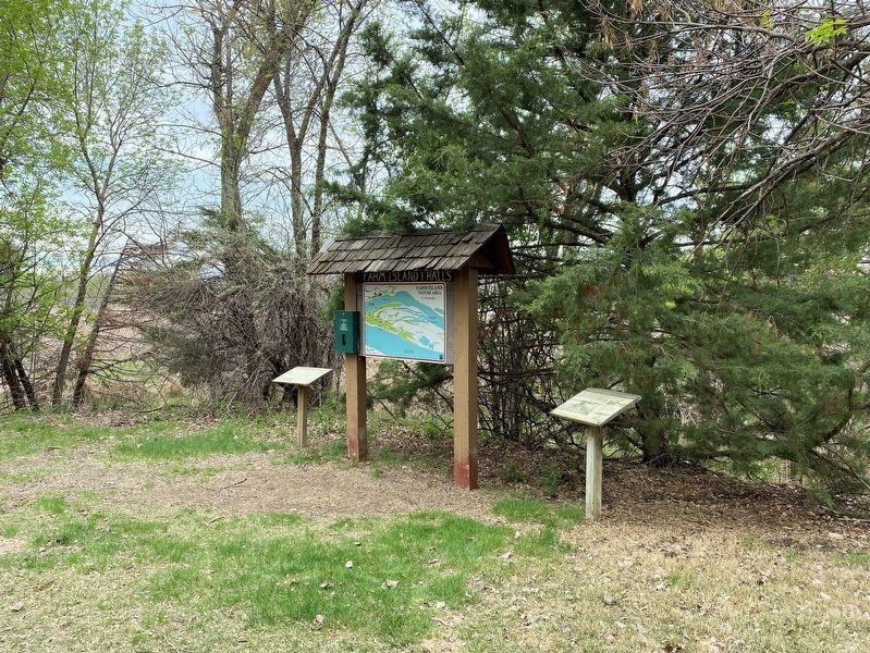 Much Was Accomplished Marker <i>(left)</i> image. Click for full size.