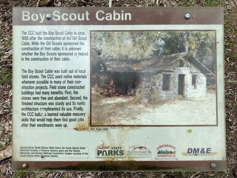 Boy Scout Cabin Marker image. Click for full size.