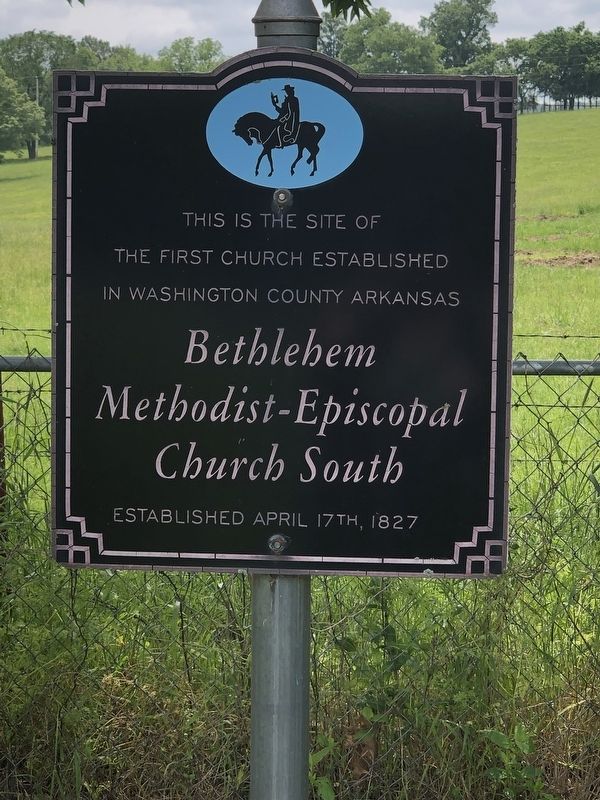 Bethlehem Methodist-Episcopal Church South Marker image. Click for full size.