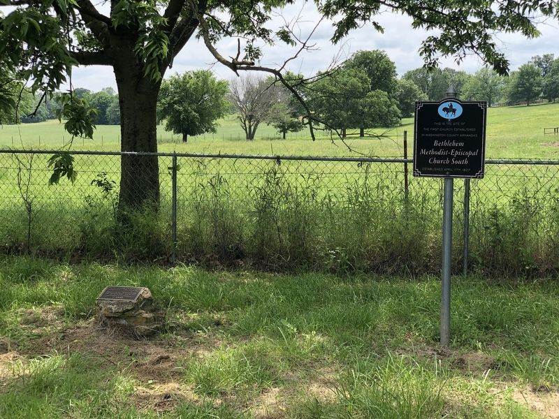 Bethlehem Methodist-Episcopal Church South Marker image. Click for full size.