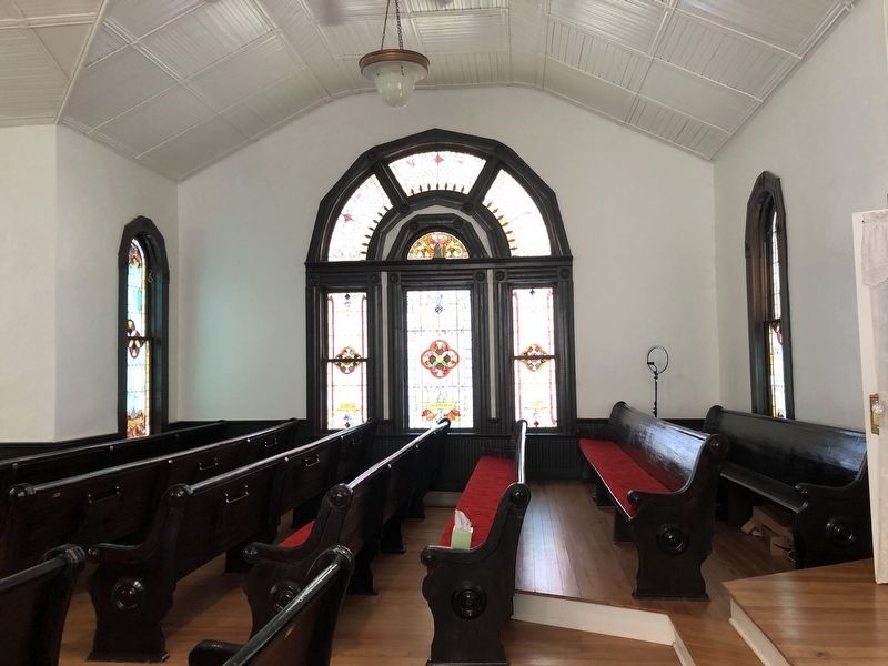 Walnut Grove Presbyterian Church (interior) image. Click for full size.