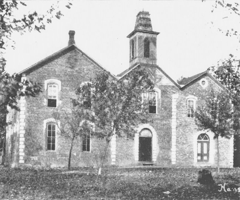 Pea Ridge Masonic College building. Click for full size. Pea Ridge Masonic College building image. Click for full size.