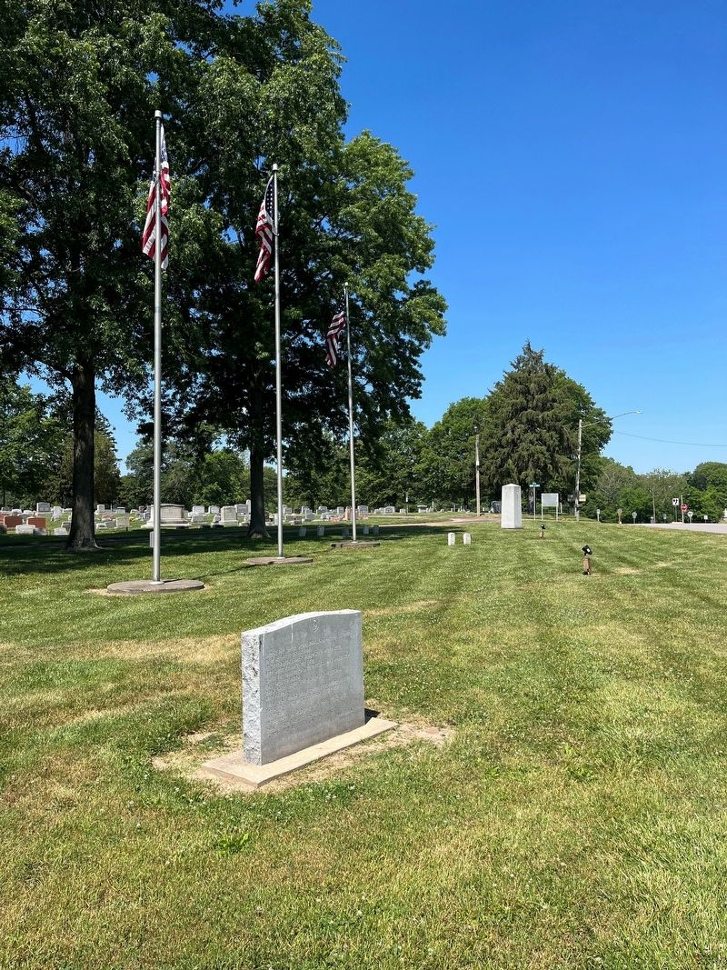 Under the White Stone Markers Marker. Click for full size. Under the White Stone Markers Marker image. Click for full size.