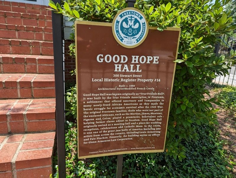 Good Hope Hall Marker image. Click for full size.