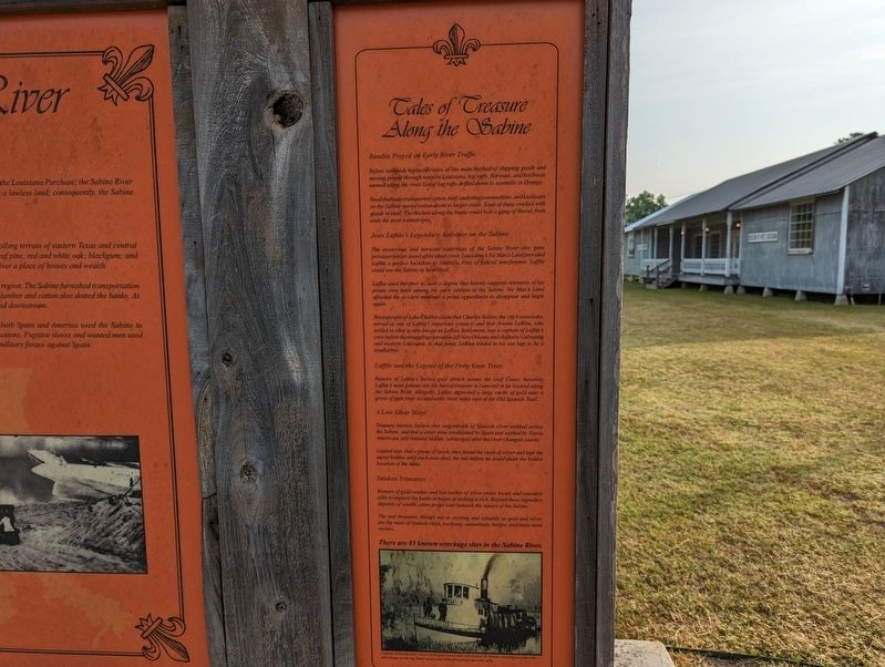 Life Along The Sabine River Marker image. Click for full size.