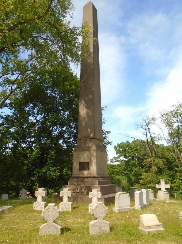 The Honorable Thomas Marshall Howe Marker and Monument image. Click for full size.