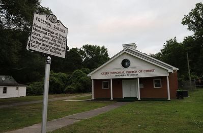 Freedom Rallies Marker image. Click for full size.