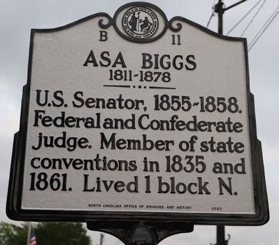 Asa Biggs Marker image. Click for full size.