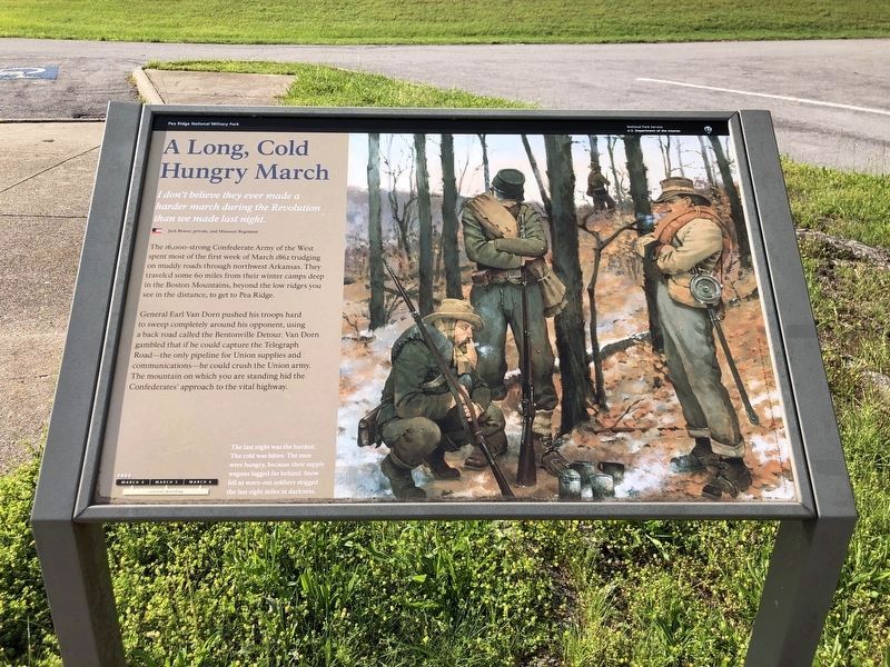 A Long, Cold Hungry March Marker image. Click for full size.