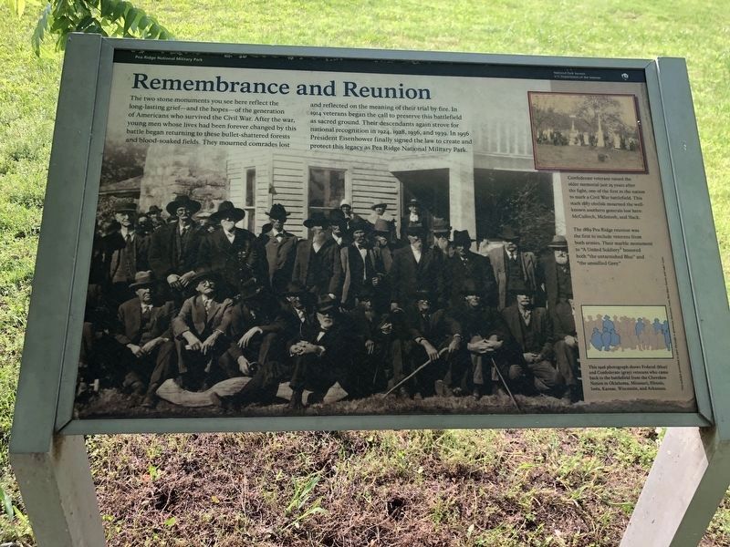 Remembrance and Reunion Marker. Click for full size. Remembrance and Reunion Marker image. Click for full size.