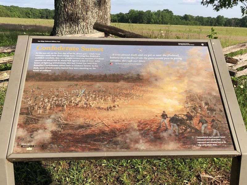 Confederate Sunset Marker image. Click for full size.