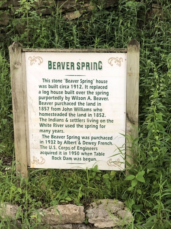 Beaver Spring Marker image. Click for full size.
