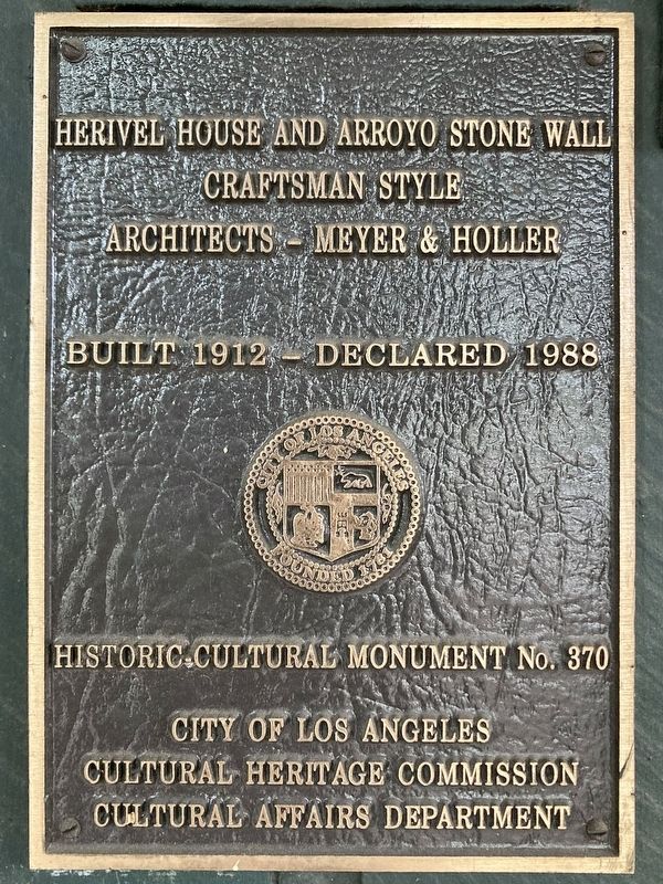Herivel House Marker image. Click for full size.