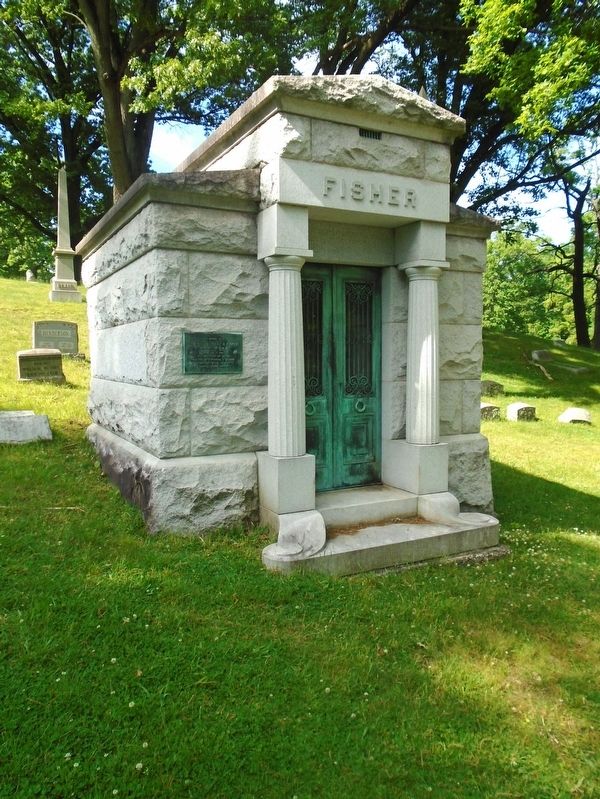 1st Lieut. Edward A. Fisher Marker and Mausoleum image. Click for full size.