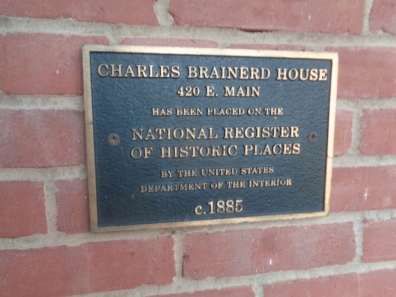 Charles Brainerd House Marker image. Click for full size.
