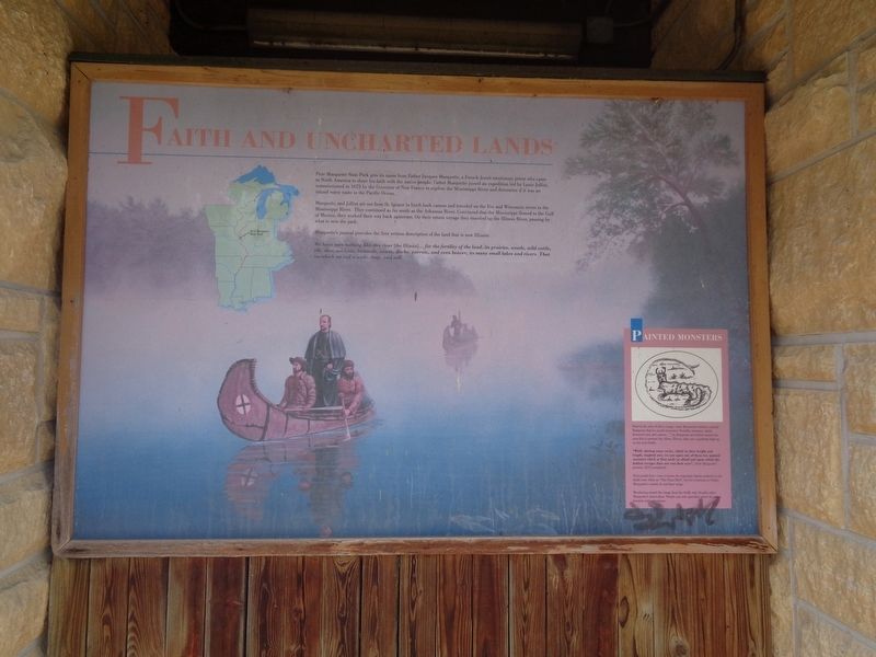 Faith and Uncharted Lands Marker. Click for full size. Faith and Uncharted Lands Marker image. Click for full size.