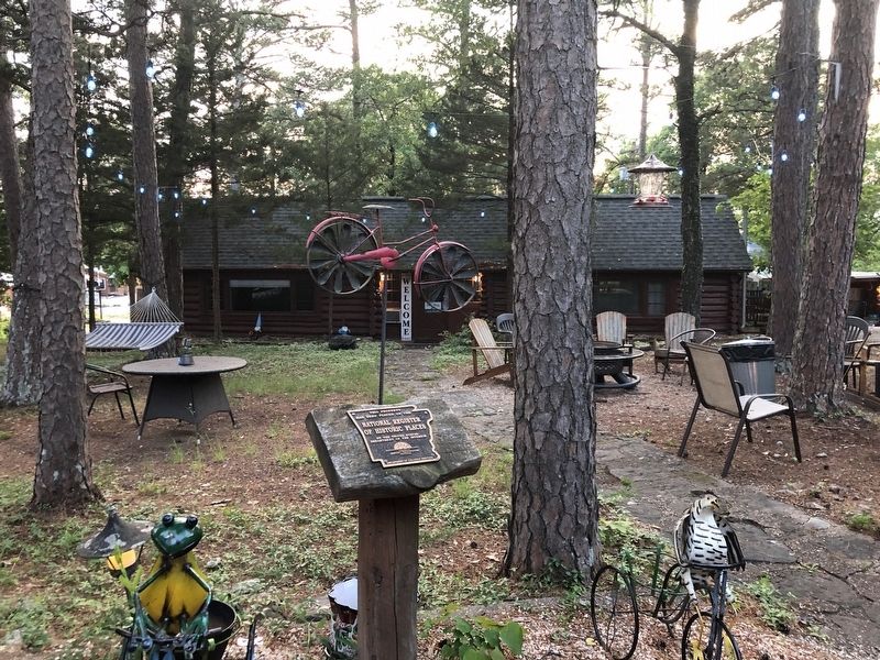 Tall Pines Motor Inn Marker. Click for full size. Tall Pines Motor Inn Marker image. Click for full size.