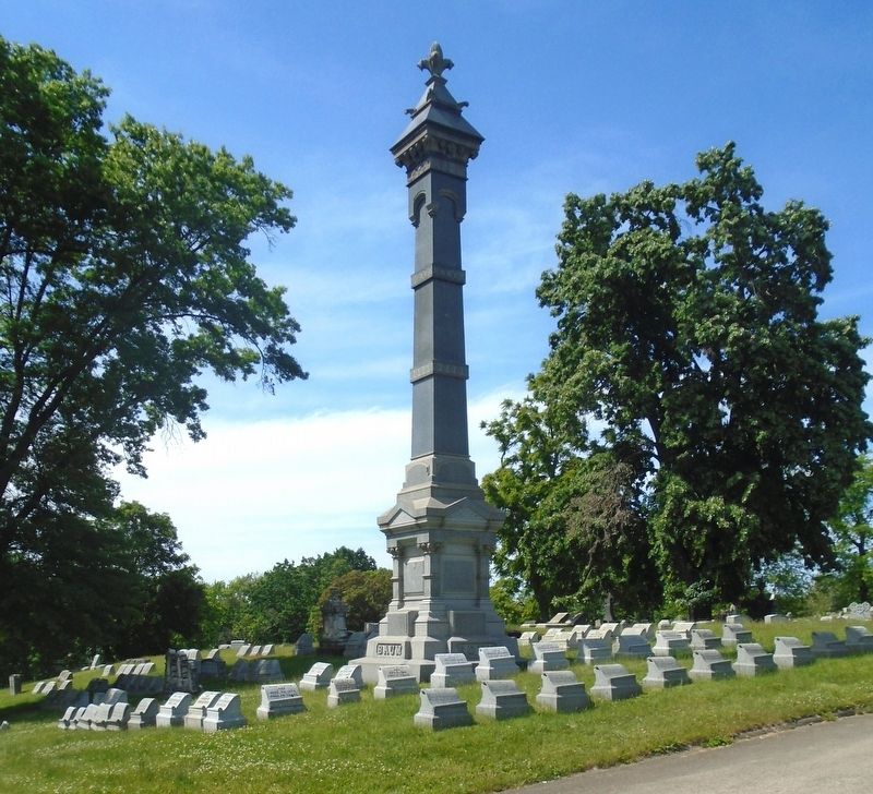 Baum Family Plot in Allegheny Cemetery image. Click for full size.