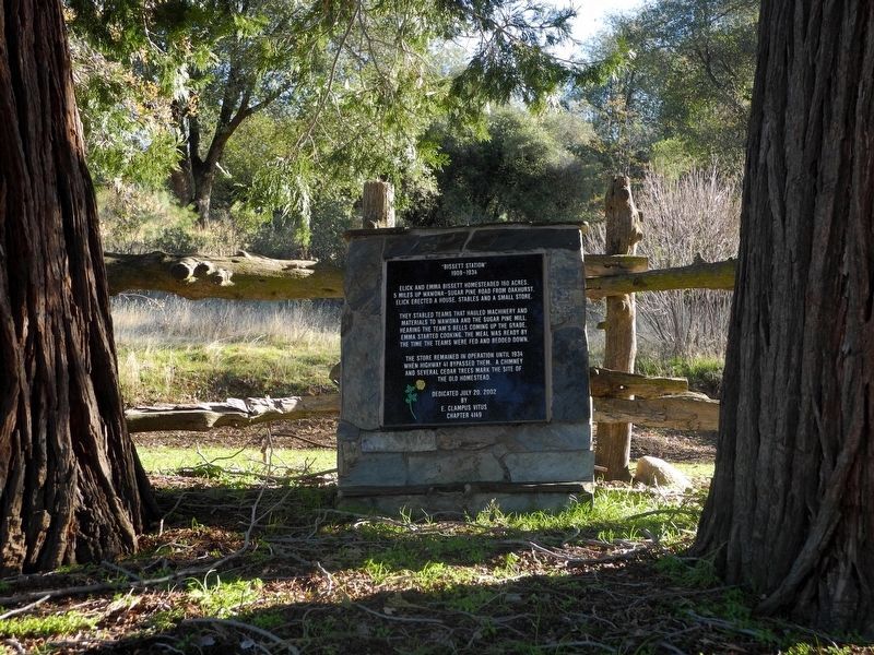 Bissett Station Marker. Click for full size. Bissett Station Marker image. Click for full size.