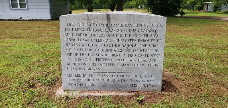 Battle of "Caving Banks" Marker image. Click for full size.